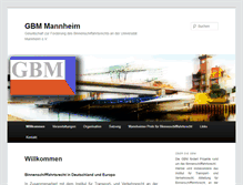 Tablet Screenshot of gbm-mannheim.com